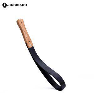 Wooden Handle Spanking Tool Black